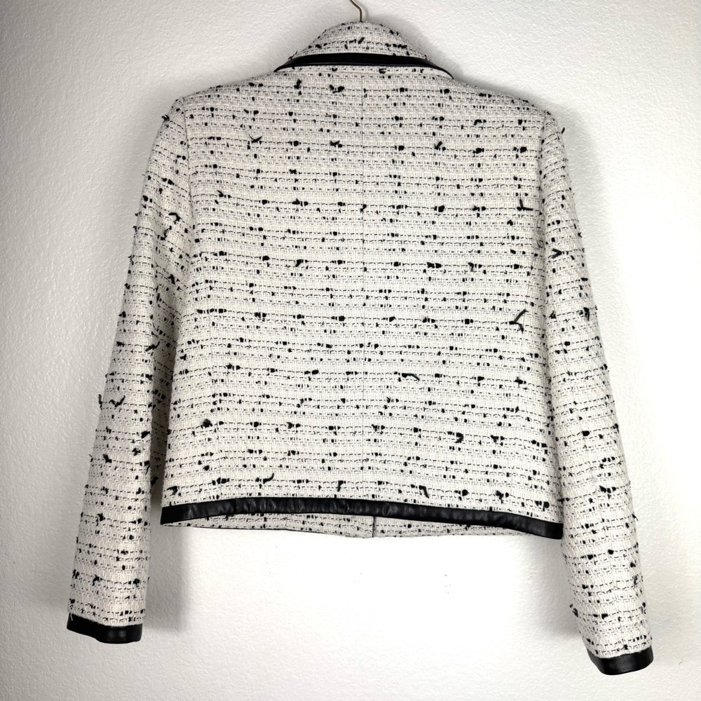 Alice and Olivia Renea crop blazer tweed size M - Picture 6 of 9